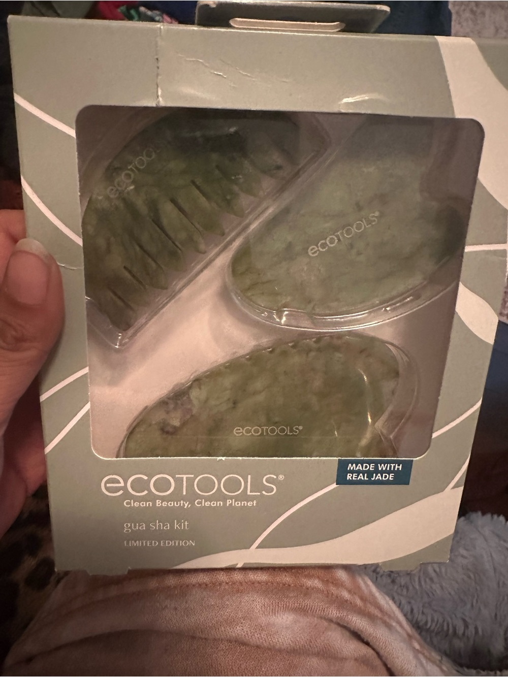 ecotools Green Jade Facial Gua Sha Set